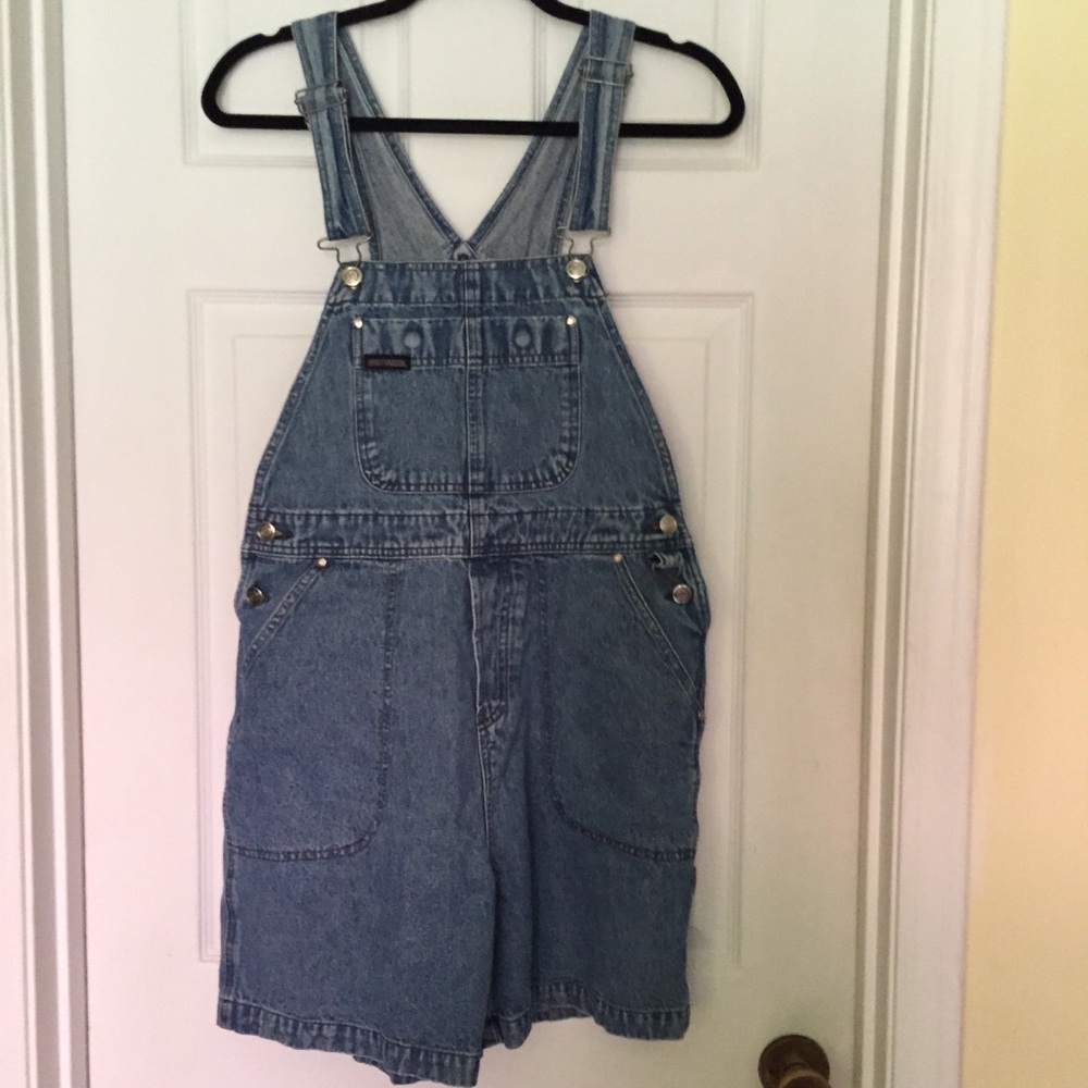 Vintage Harley Davidson denim overalls